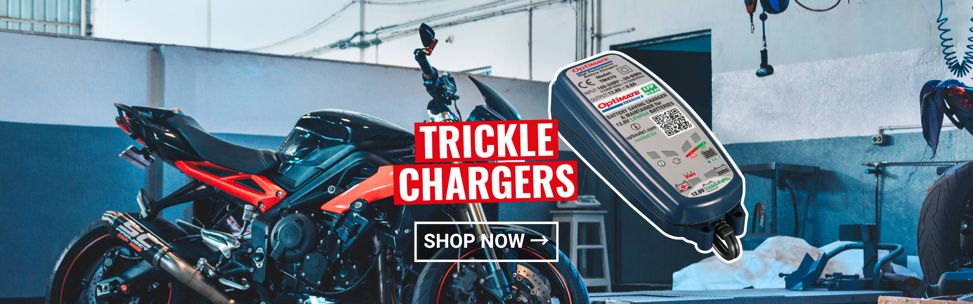 Trickle chargers